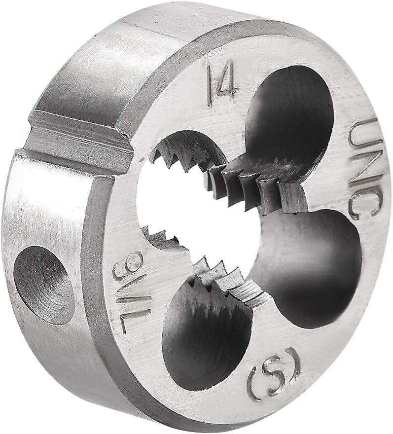7/16-14 UNC Round Die, Machine Thread Right Hand Threading Die, Alloy Tool Steel Screw Thread Cutting Die