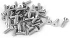 M2.5x8mm Hex Socket Flat Head Countersunk Bolts Screw 50pcs