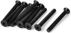 M8x70mm 10.9 Carbon Steel Countersunk Head Hex Socket Screw 10pcs