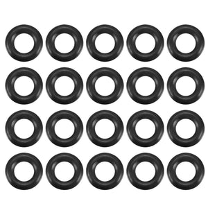 Nitrile Rubber O-Rings, 6mm OD 3mm ID 1.5mm Width, Metric Sealing Gasket, Pack of 20