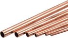 Copper Tube, 8mm 9mm 10mm 11mm 12mm 13mm OD x 0.5mm Wall Thickness 200mm Length Metal Tubing, Pack of 6