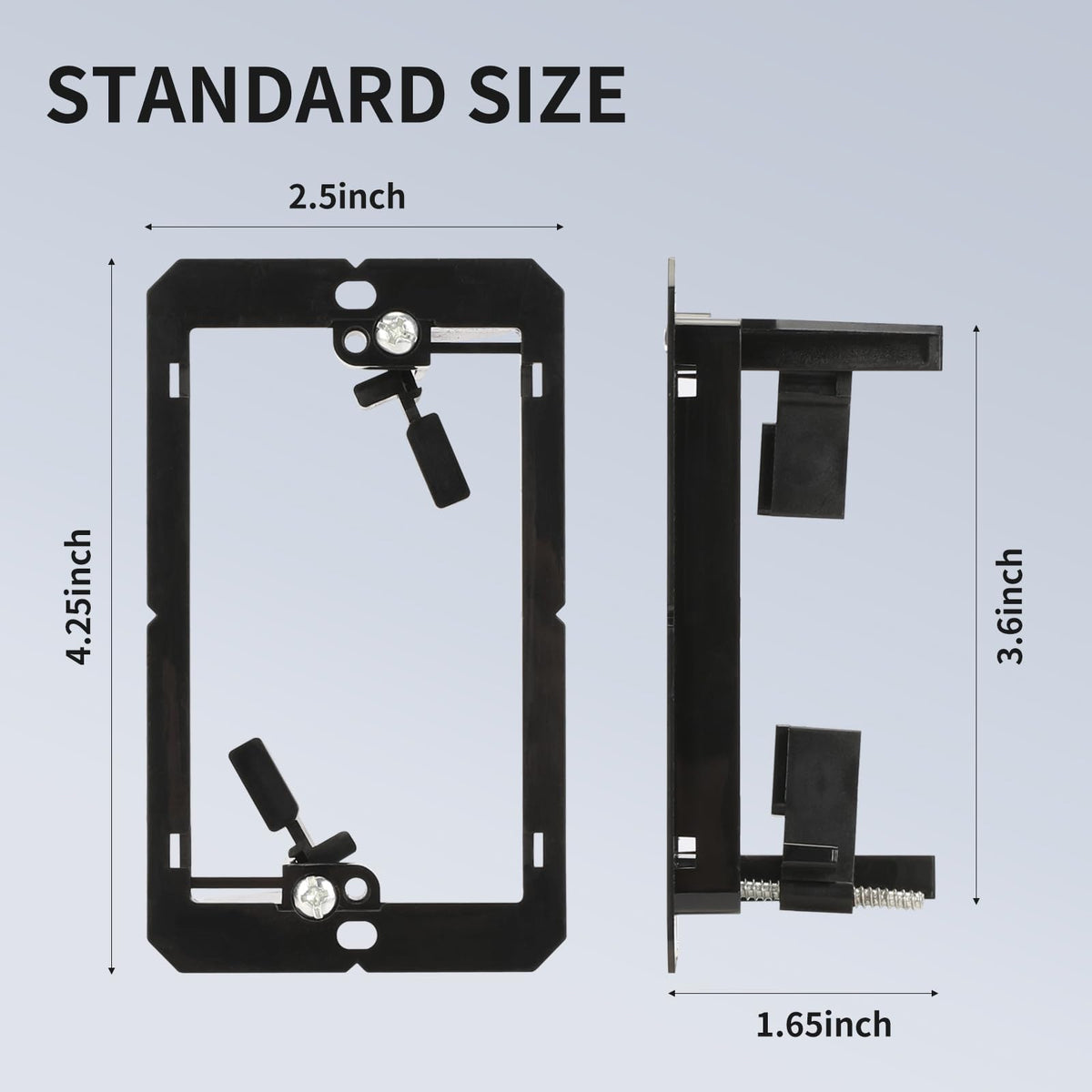 LinkMejor Low Voltage Mounting Bracket,Cable Pass Through for Low Voltage Wire