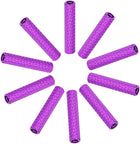 M3x25mm Aluminum Standoff with Mesh Texture Column Spacer for RC Airplane FPV Quadcopter CNC Purple 10pcs