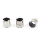 3 Pcs Self-lubricating Composite Bearing Bushing Sleeve 8mmx10mmx10mm Silver Tone