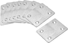 Repair Plate, 60mm x 50mm, Flat Fixing Mending Bracket Connector, 8 Pcs