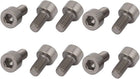 10 Pcs M3x6mm Thread Hex Socket Drive Cap Head Titanium Screw