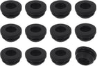 24Pcs Rubber Grommets, Mount Dia 10.5mm ID 7.5mm Snap Firewall Hole Plug, Anti-Scratch Hole Cover Plug for Electrical Box Cable Wiring, Black