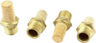 4Pcs Pneumatic Muffler Filter Bronze 1/8 PT Silencer Brass Mettle Air