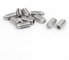 M6x12mm 304 Stainless Steel Spring Hex Socket Ball Point Grub Set Screws 10pcs
