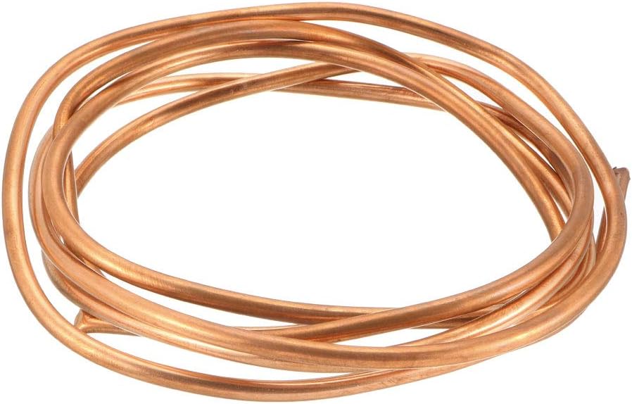 Refrigeration Tubing, 13/64" OD x 5/32" ID x 6.5 Ft Soft Coil Copper Tubing
