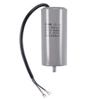 CBB60 Run Capacitor 50uF 450V AC 2 Wires 50/60Hz Cylinder 111x50mm with Terminal, M8 Fixing Stud for Air Compressor Water Pump Motor