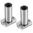 12mm Linear Ball Bearings LM12UU Extra Long Two Side Cut Flange LMH12LUU, 12mm Bore, 21mm OD, 57mm Length 2pcs