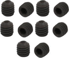 M3 x 3mm Cup Point Hex Socket Grub Set Screws Black 10pcs