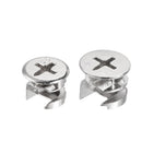 10pcs 15mm Dia, 20pcs 13mm Dia Furniture Cam Lock Nut Connector Fittings for Cabinet Drawer Wardrobe Panel