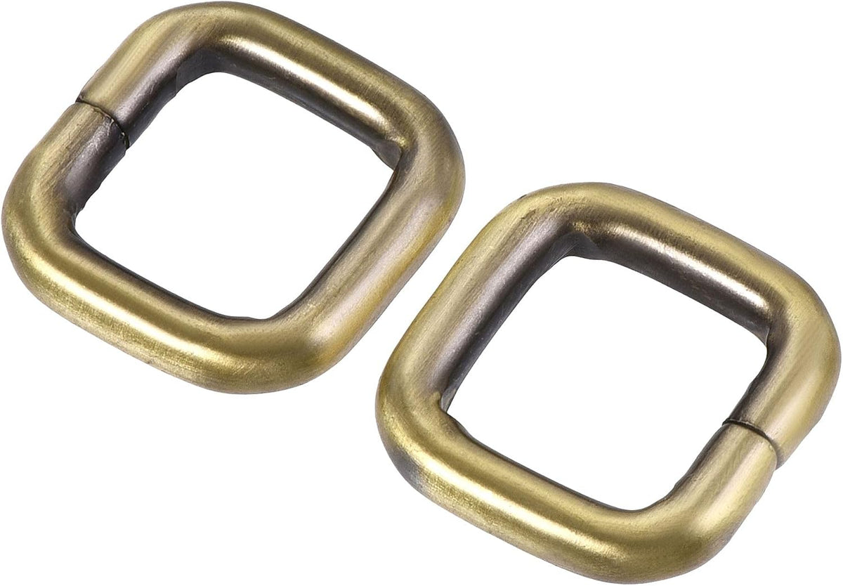 Bantalan Kait Ring Perhiasan Metal Bentuk Persegi untuk Tas DIY