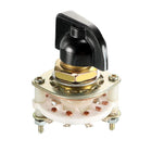 1P10T 1 Pole 10Throw 1Deck Band Channel Rotary Switch Selector with Plastic Knob