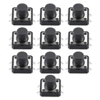 12x12x9mm Momentary Panel PCB Surface Mounted Devices SMT Mount 4 Pins Push Button SPST Tactile Tact Switch 10PCS