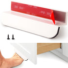 LinkMejor 1-Pack Pemindah Kaki Bawah Rak, Putih, 4-3/4'', Aluminum