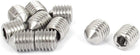 M10x12mm Stainless Steel Cone Point Hexagon Socket Grub Screws 10pcs
