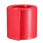 43mm Flat PVC Heat Shrink Tubing Battery Wrap 2m Length for 26650 Battery Red
