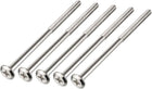 M6x120mm Phillips Head Screws Furniture Bolts 58mm Thread Length 5pcs