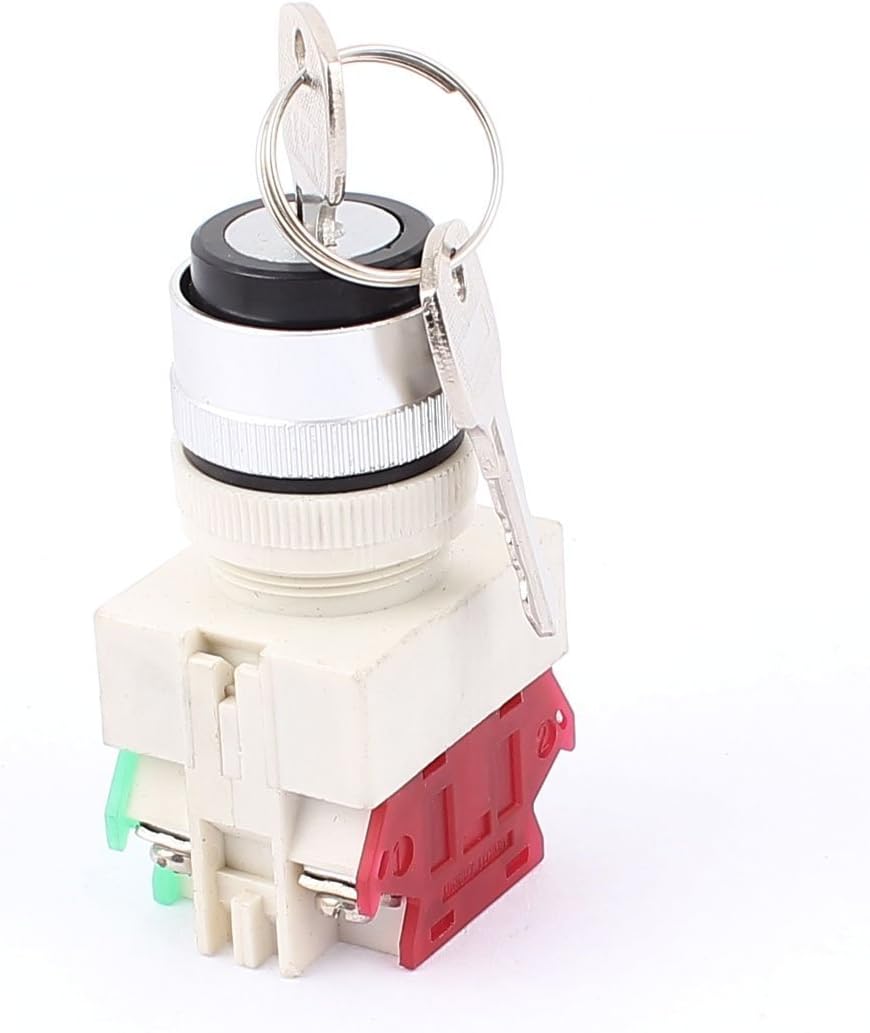 NO/NC Type ON-OFF 2 Position Security Key Lock Rotary Switch