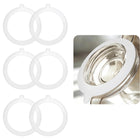 6 Pcs Juntas de Silicona para Jarra de Mason de Boca Ancha 3.5"