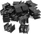 20Pcs 300V 25A 10mm Pitch Pluggable Type 2-Position PCB Mounting Plastic Screw Terminal Block Connector Black for 22-12AWG