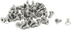 M2x4mm T6 304 Stainless Steel Flat Torx Head Screw 50pcs