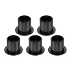 5Pcs Flanged Sleeve Bearing, Plastic Bushing ID 12mm x OD 14mm x Length 15mm POM Bushing, Black