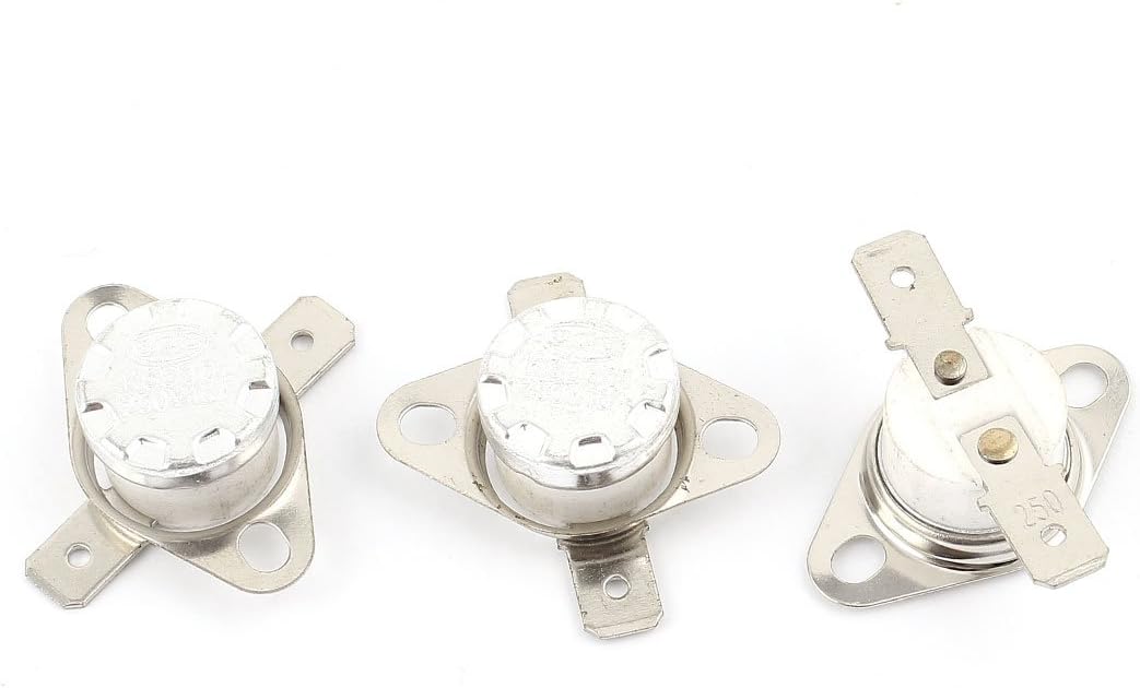 3 Pcs KSD301 NC Temperature Switch Thermostat 250 Celsius 250V 10A
