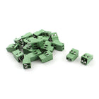 a14111200ux0529 20 Piece HG129-5.08 2Position 2Pin 5.08 mm Screw Terminal Barrier Blocks, 300V 20A