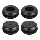 60Pcs Rubber Grommets 3/8" (10mm) Drill Hole, 1/4" (8mm) ID Double Sided Hole Plugs Ring Gasket for Firewall Cable Wire Protecting, Black