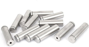 19mm x 70mm Stainless Steel Advertising Frameless Glass Standoff Pins 12pcs