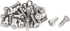 M5x16mm 304 Stainless Steel Button Head Hexagon Torx Security Tamper Proof Screws 30pcs