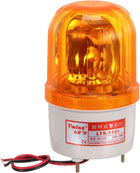 LED Warning Light Bulb Rotating Flashing Industrial Signal Tower Lamp DC 12V Yellow LTE1101L