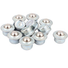 Metal Flange Mounted Fixing Roller Ball Transfer Unit Bearing 12pcs