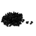 M4 x 10mm Metric Hex Socket Countersunk Head Screw Bolts Black 100PCS