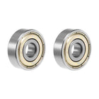 627ZZ Deep Groove Ball Bearing 7x22x7mm Double Shielded Chrome Steel Bearings 2-Pack