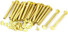 5mmx55mm Brass Plated Chicago Screws Binding Posts Docking Rivet 20pcs