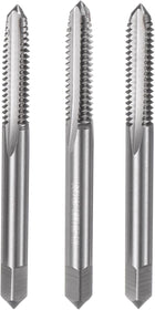 3pcs Hand Tap Set, 1/4-20 UNC Taper/Plug/Bottom Thread Screw Taps, High Speed Steel Hand Threading Tapping Tool Kit