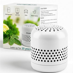 LinkMejor Deodorizant pentru Frigider, Eliminator de Miros din Oțel Inox, Alb