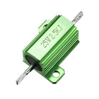 25W 2.5k Ohm 5% Aluminum Housing Resistor Screw Tap Chassis Mounted Aluminum Case Wirewound Resistor Load Resistors Green 1 pcs