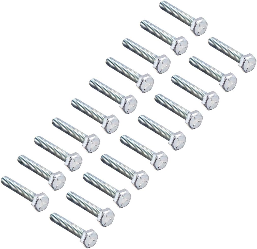 Hex Head Screw Bolts Carbon Steel 1/4"-20x1-1/2" Fastener Grade 5 UNC 20pcs