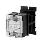 40A AC-AC A Solid State Relay SSR AC 150-350V/24-480V + Heat Sink