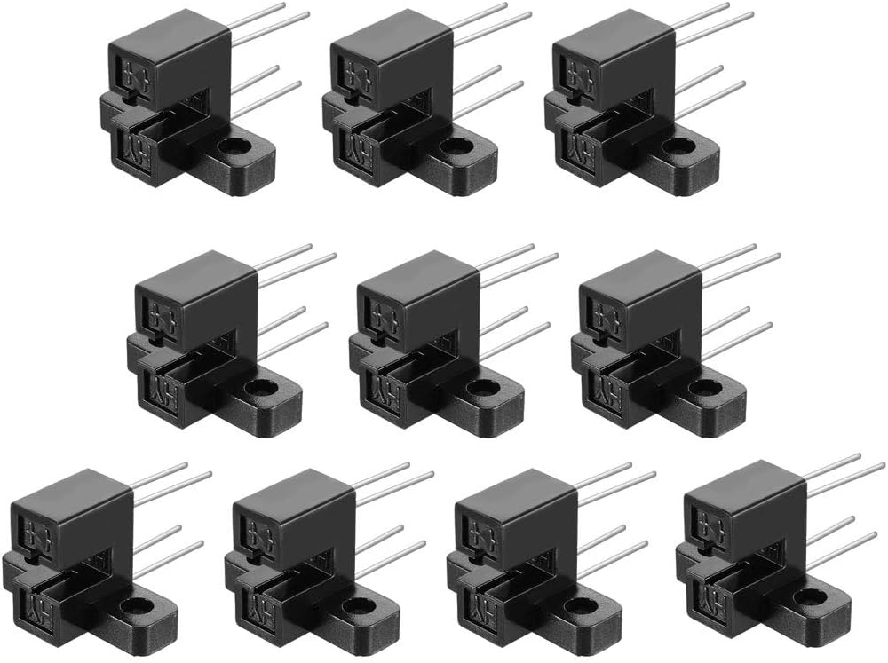 10 Pcs 7/64" Slot PCB Photo Interrupter Slotted Optical Sensor Switch HY805