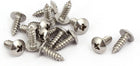 M4x12mm Thread 316 Stainless Steel Truss Phillips Head Self Tapping Screw 15pcs