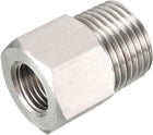 Pipe Fitting Adapter 1/2 G Male to 1/4 G Female, Stainless Steel for Water Oil Air Pressure Gauge