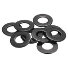 10 Pcs 1/2" Black Flat Washers, 304 Stainless Steel Metal Washer for Screws Bolts