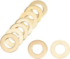 100Pcs 4mm x 8mm x 0.5mm Copper Flat Washer for Screw Bolt